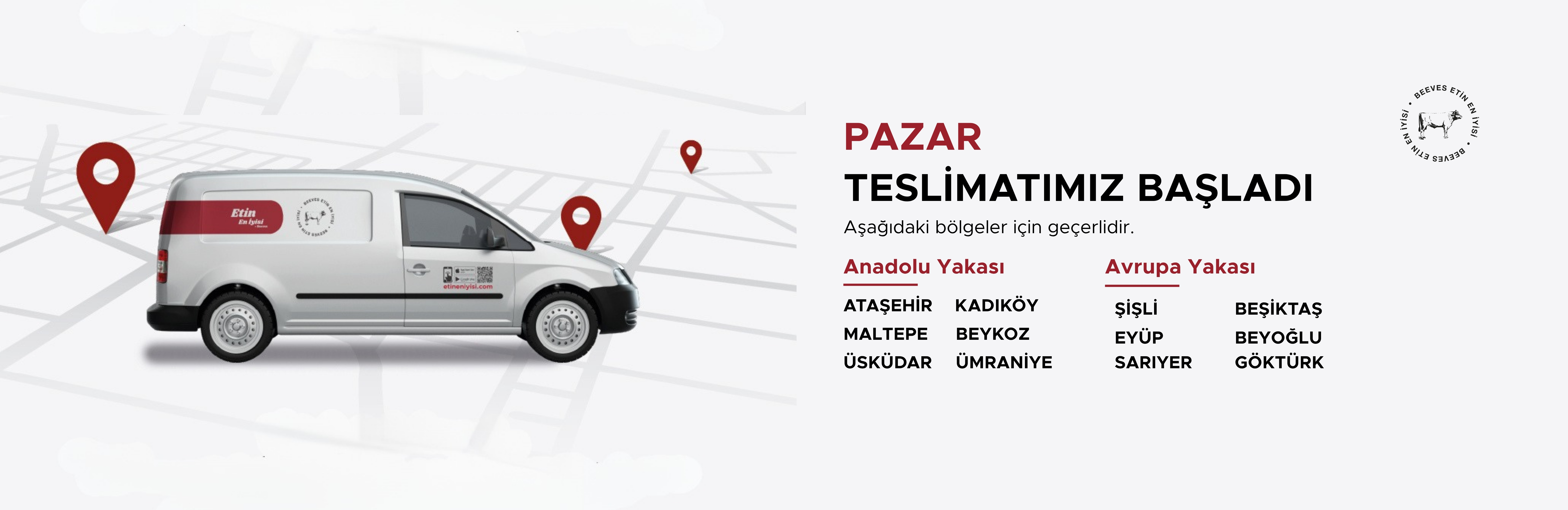 PAZAR TESLİMATI BAŞLADI