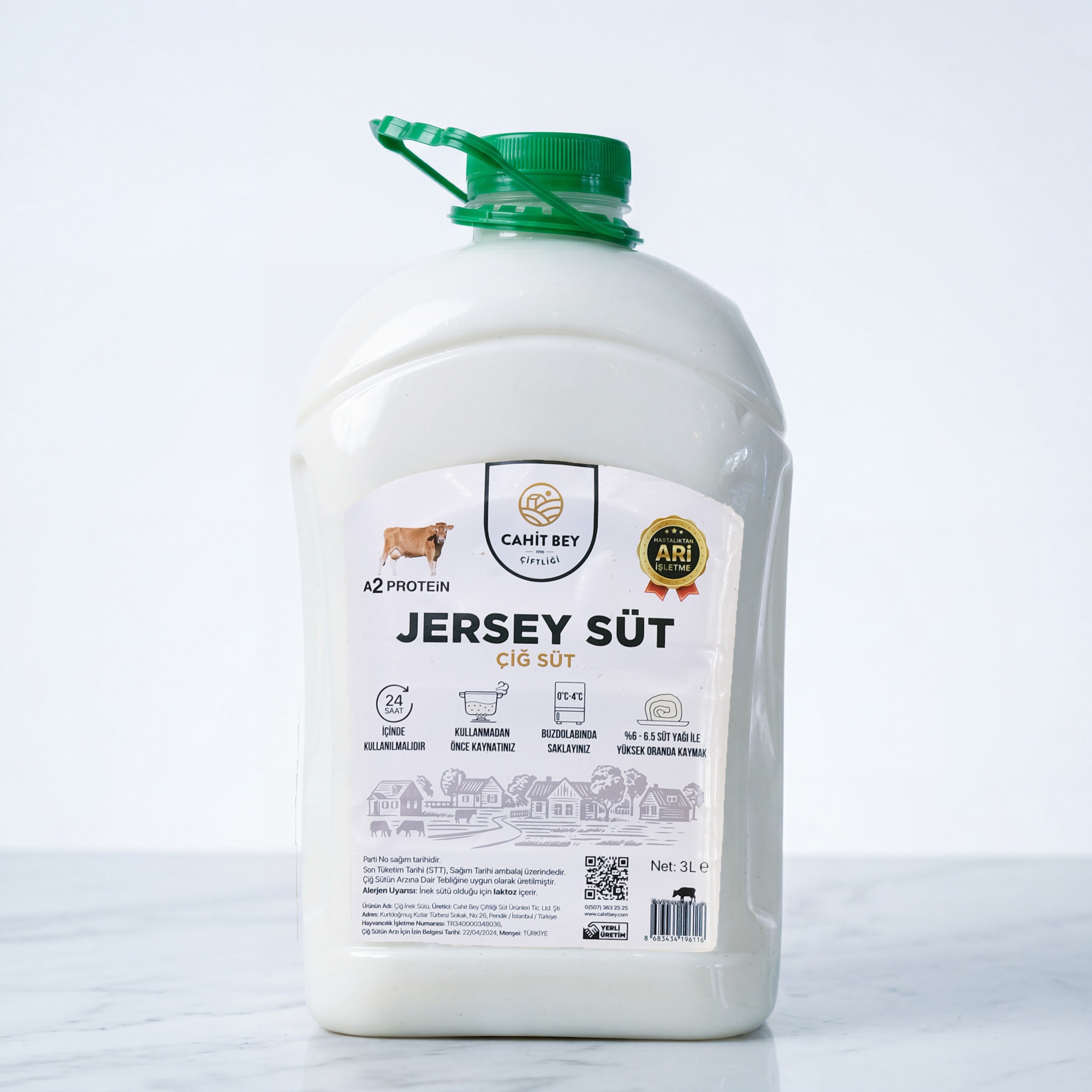 Jersey Çiğ Süt 