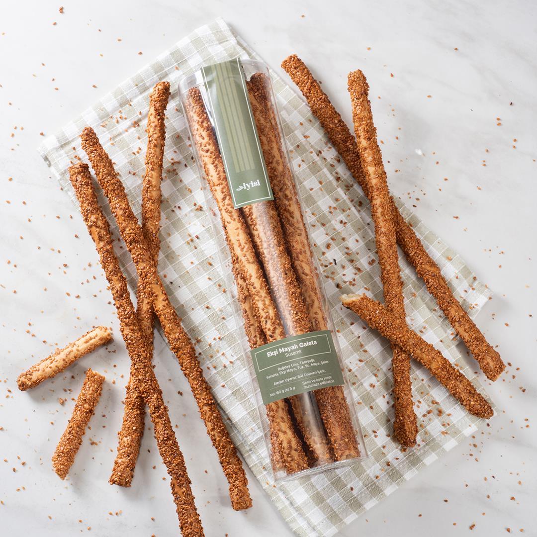 Susamlı Ekşi Maya Galeta