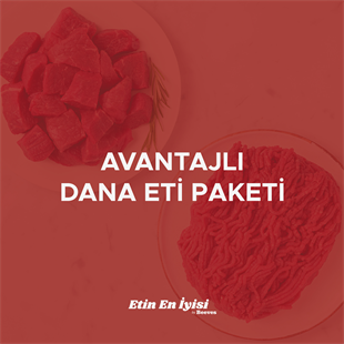 Avantajlı Dana Eti Paketi