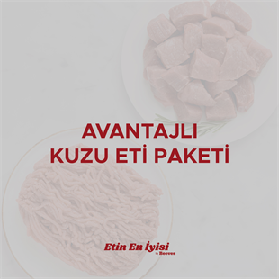 Avantajlı Kuzu Eti Paketi