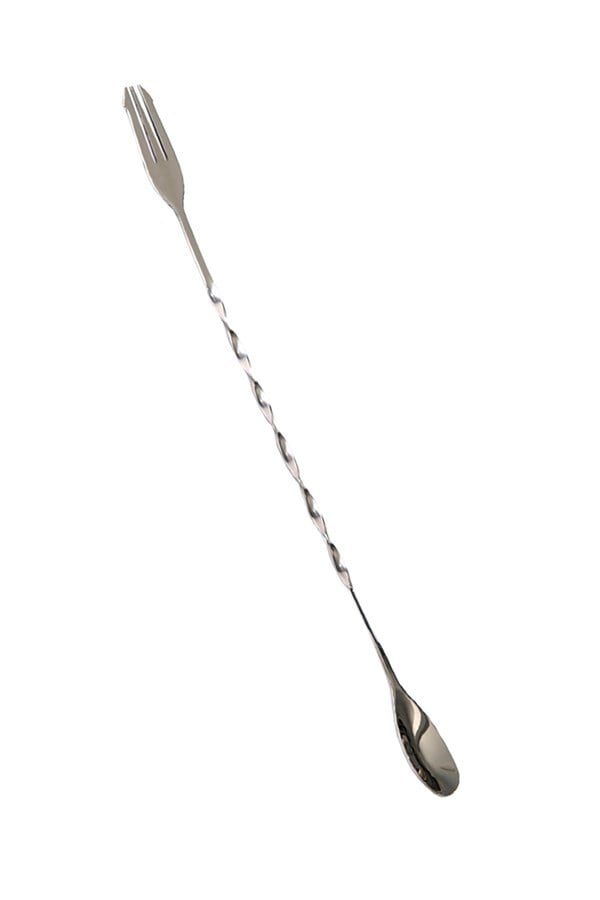 Burgulu Çatallı Bar Kaşık 33 cm