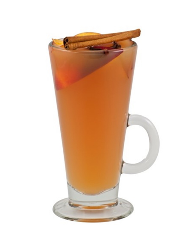 Hot Peach Cobbler Cider