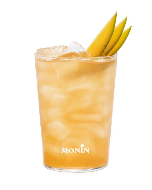 Iced Green Tea with Mango