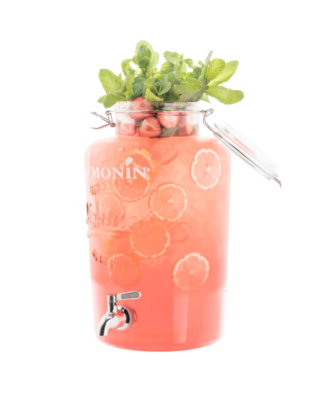 Vintage Strawberry Mojito Mint Lemonade Fountain