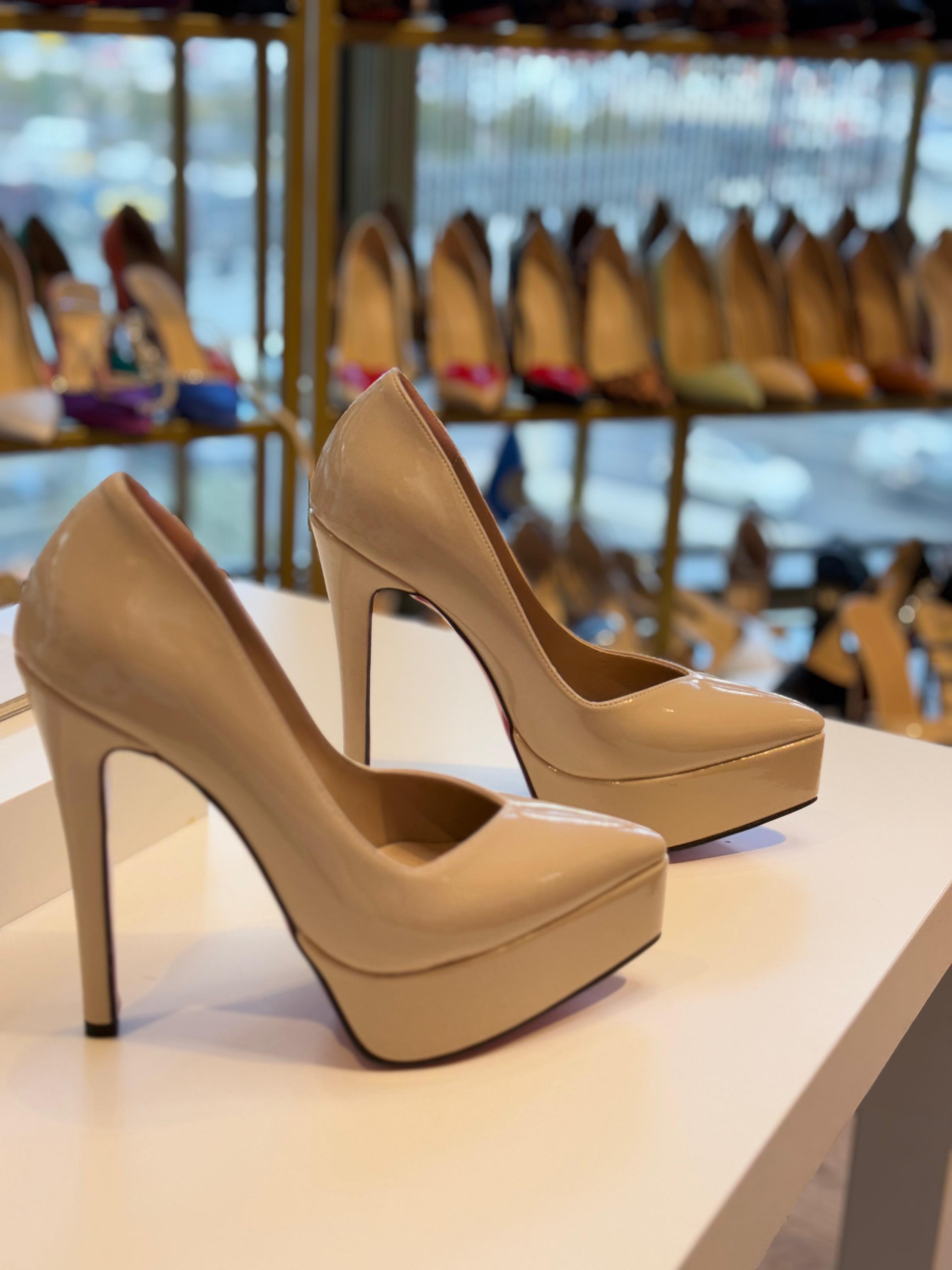 Beoly Ten Rugan 14 cm Platform Topuklu Ayakkabı 