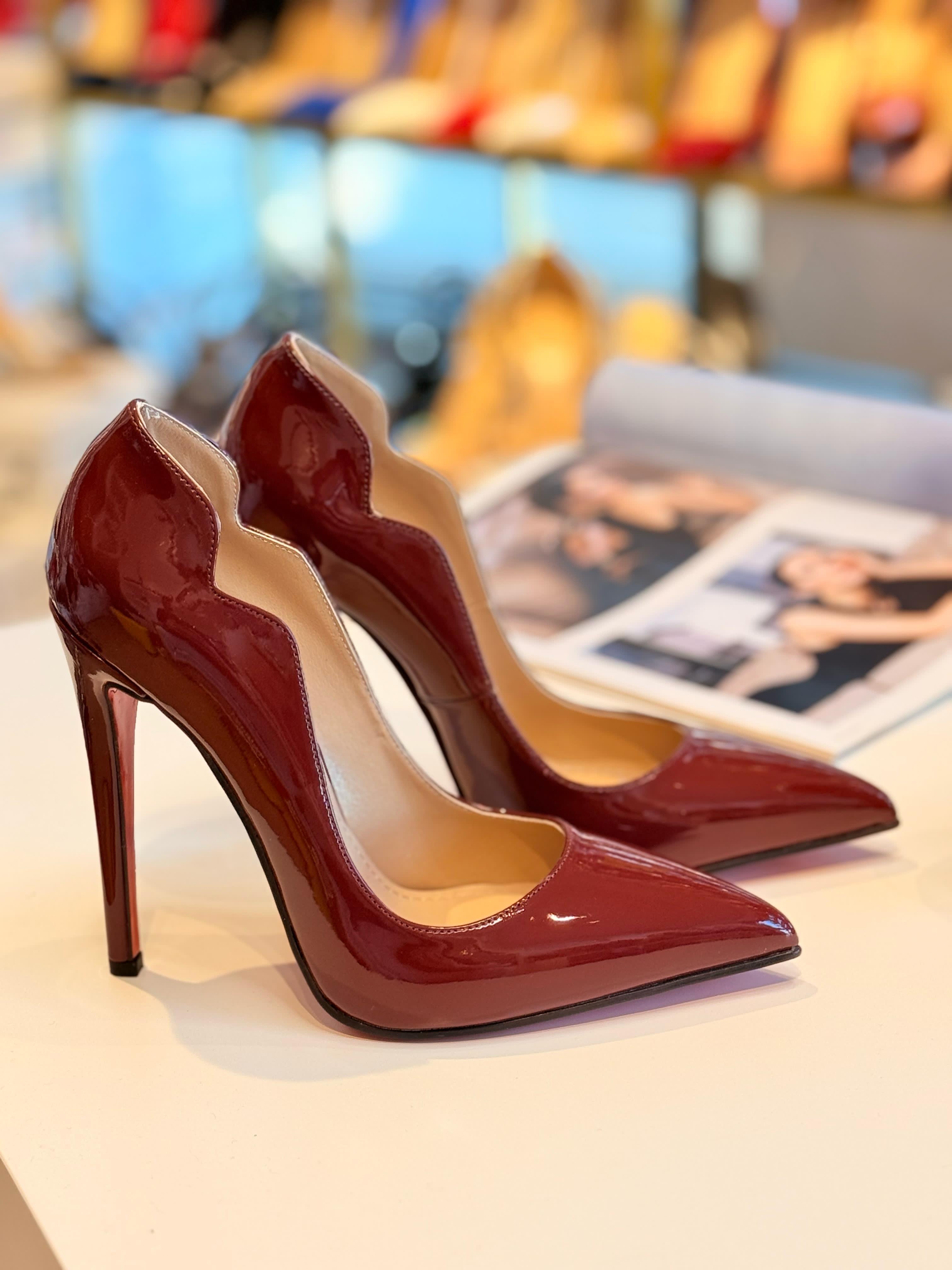 Hella Bordo Rugan 12 cm Stiletto 
