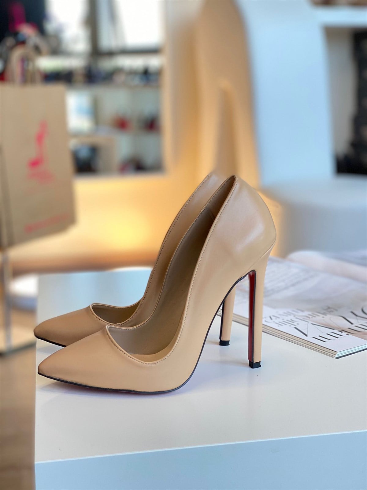 Priscilla Nude Mat Stiletto 13 cm 