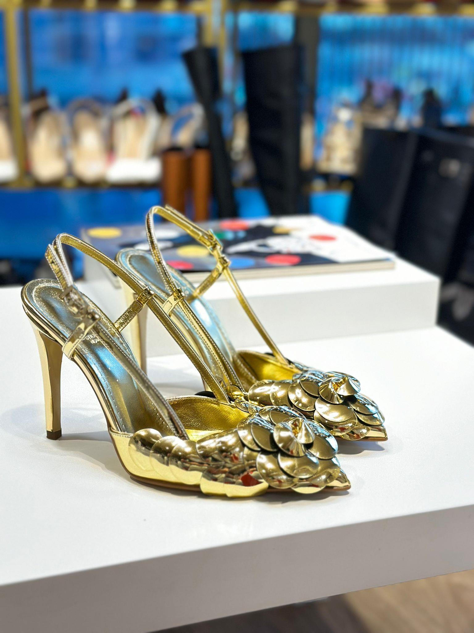 Reagan Gold 10 cm Stiletto 