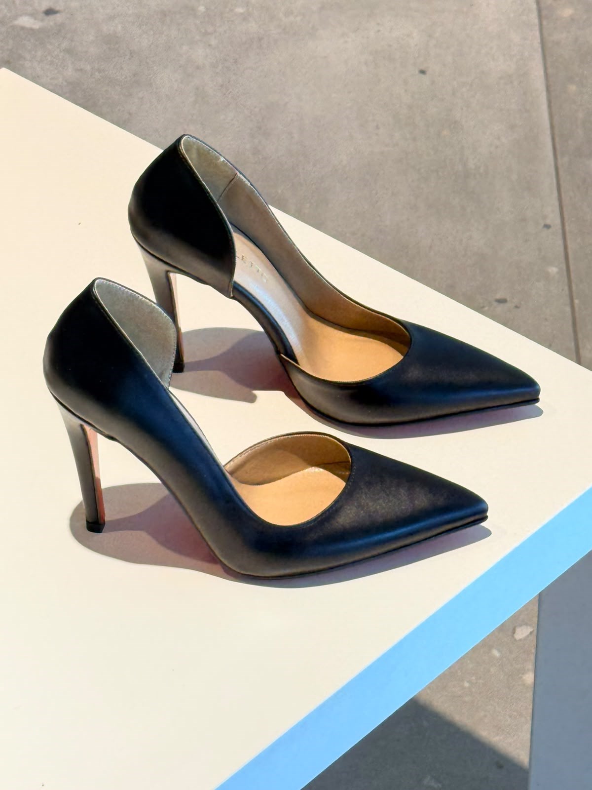 Toe Siyah Mat 10 cm Stiletto