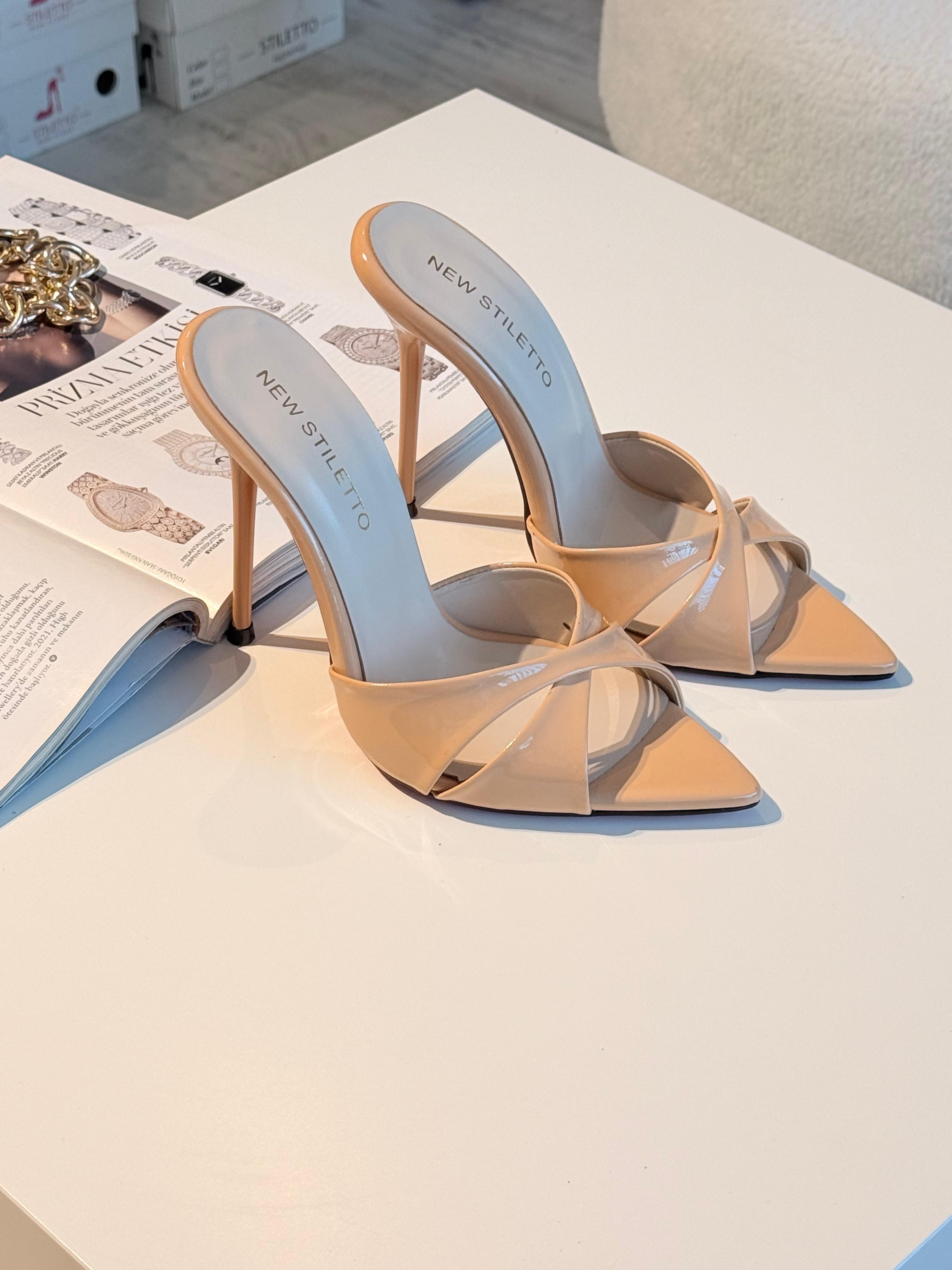 Viky Nude Rugan 12 cm Terlik