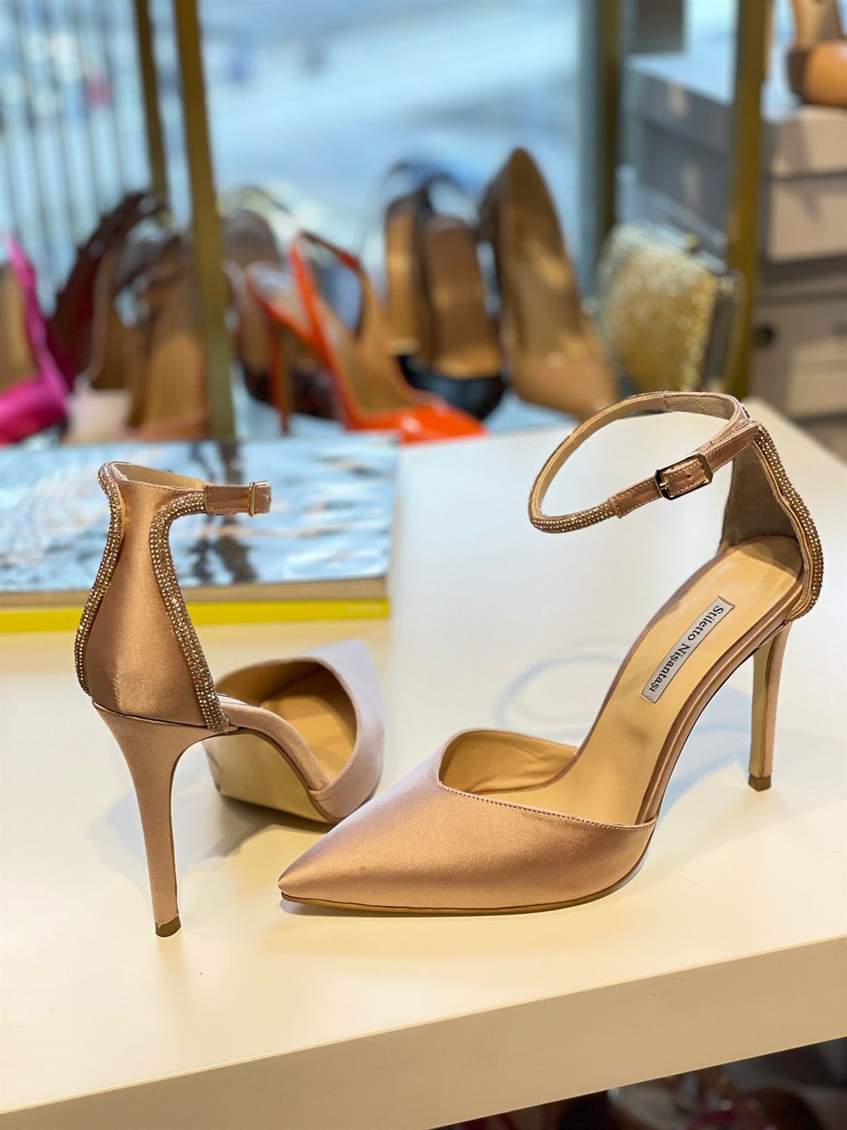 Briella Ten Saten 10 cm Stiletto