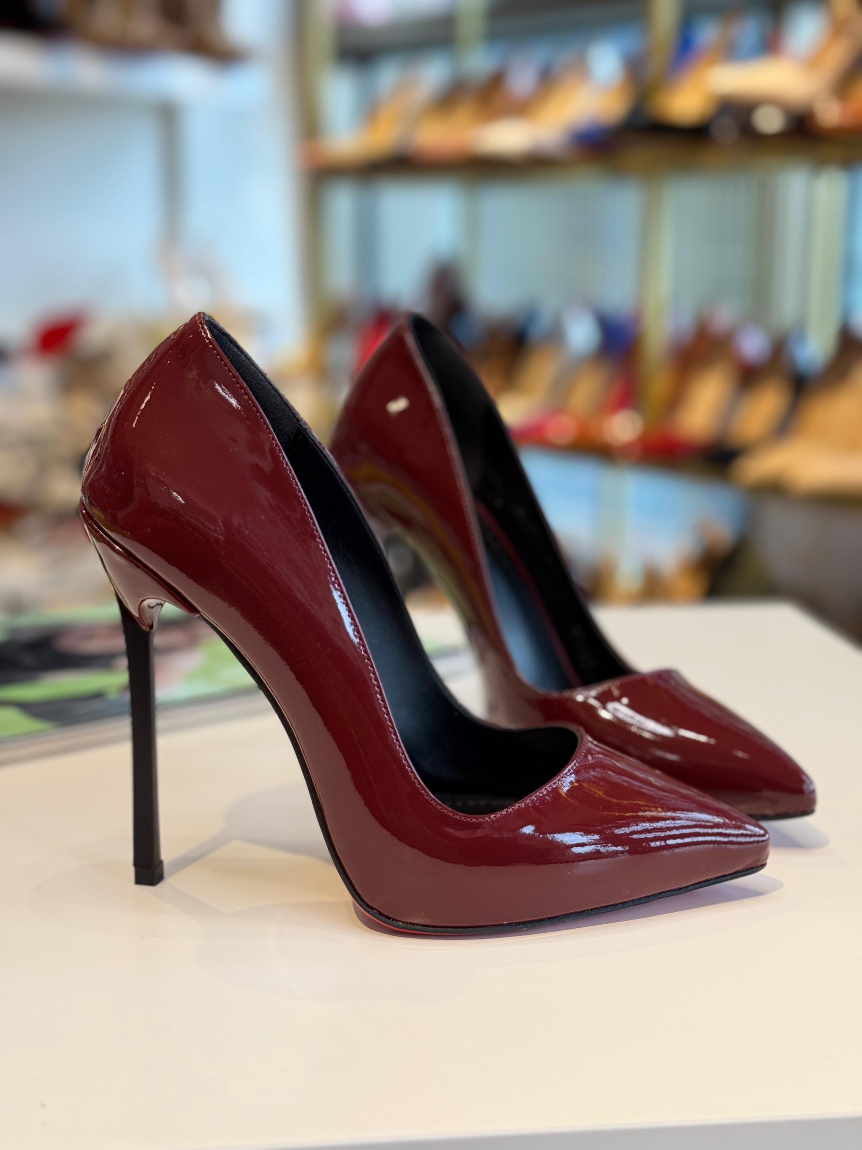 Corrine Bordo Rugan 13 cm Stiletto