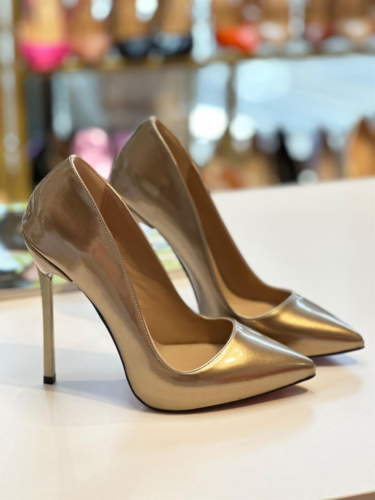 Corrine Gold Rugan 13 cm Stiletto