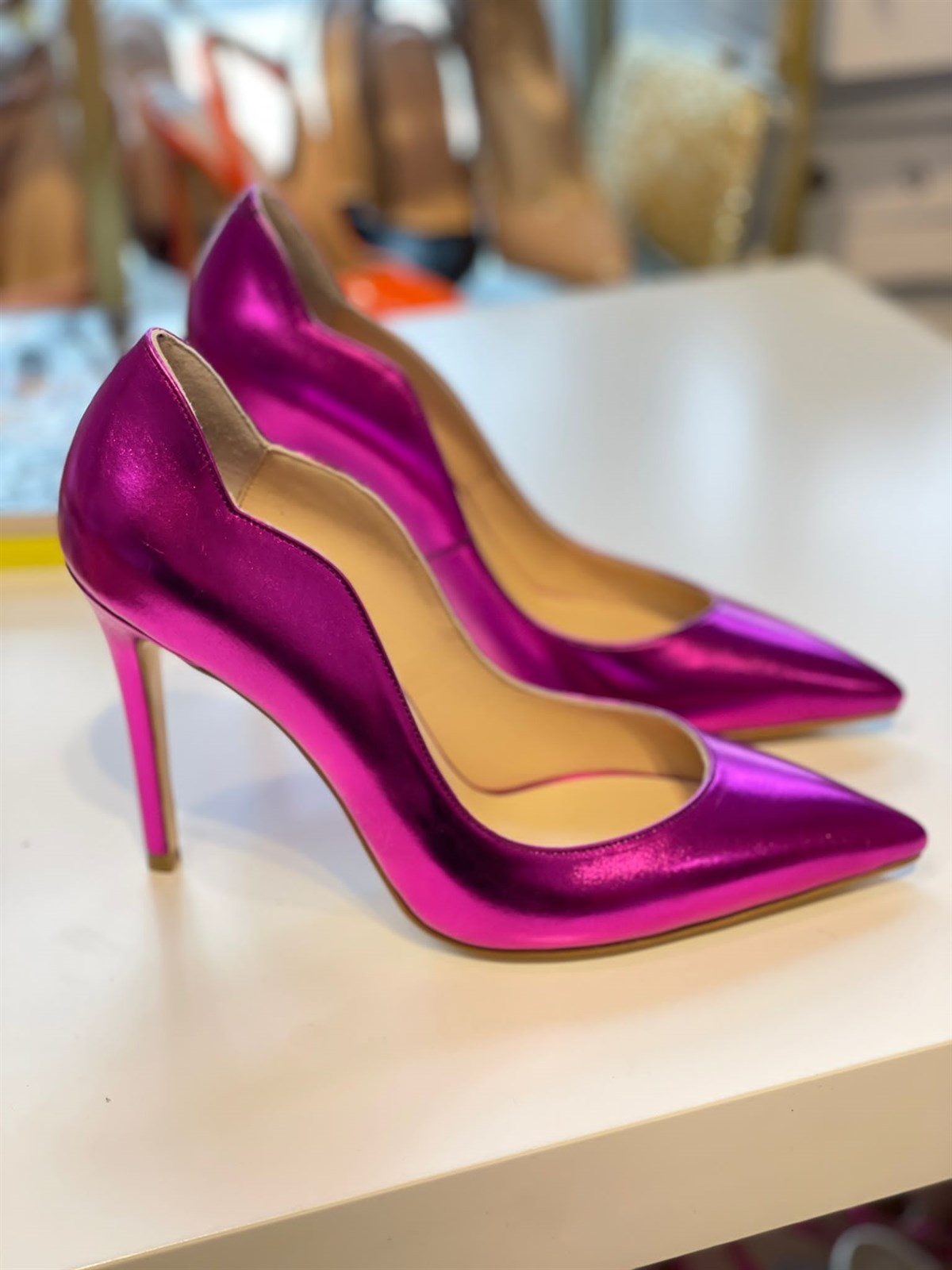 Mabel Fuşya 10 cm Stiletto