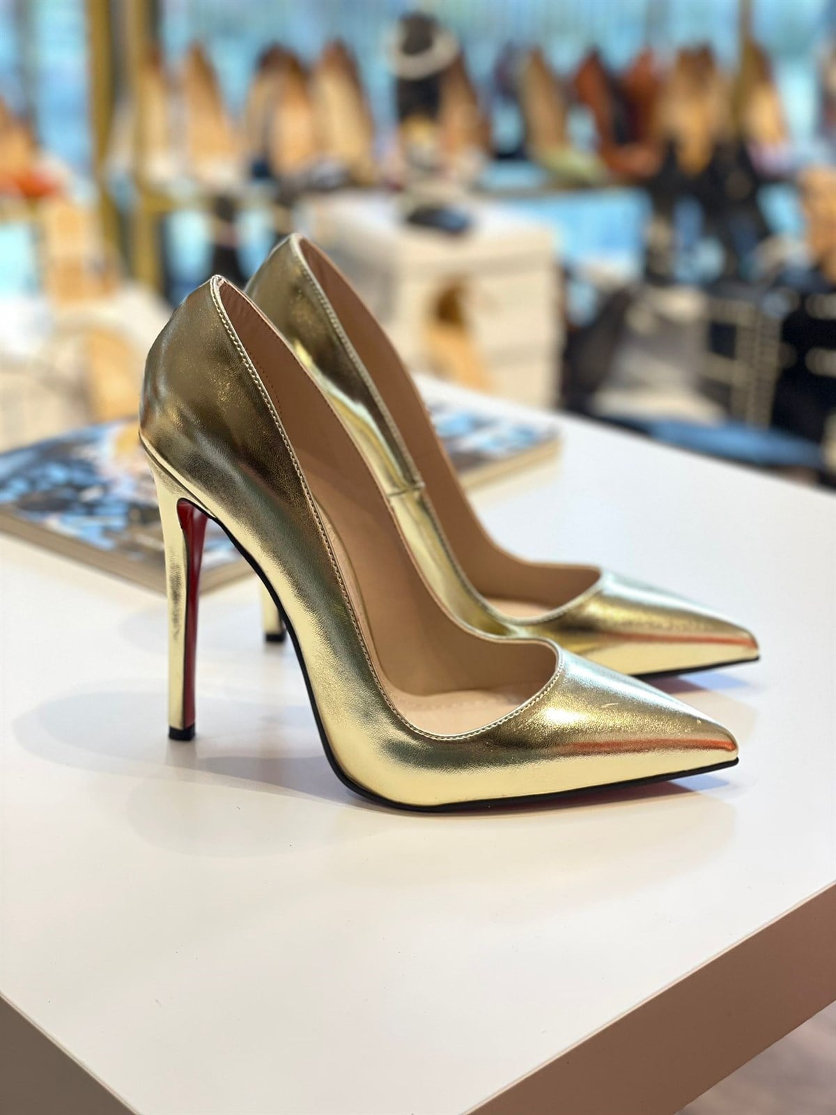 Vasse Altın Rengi 12 cm Stiletto