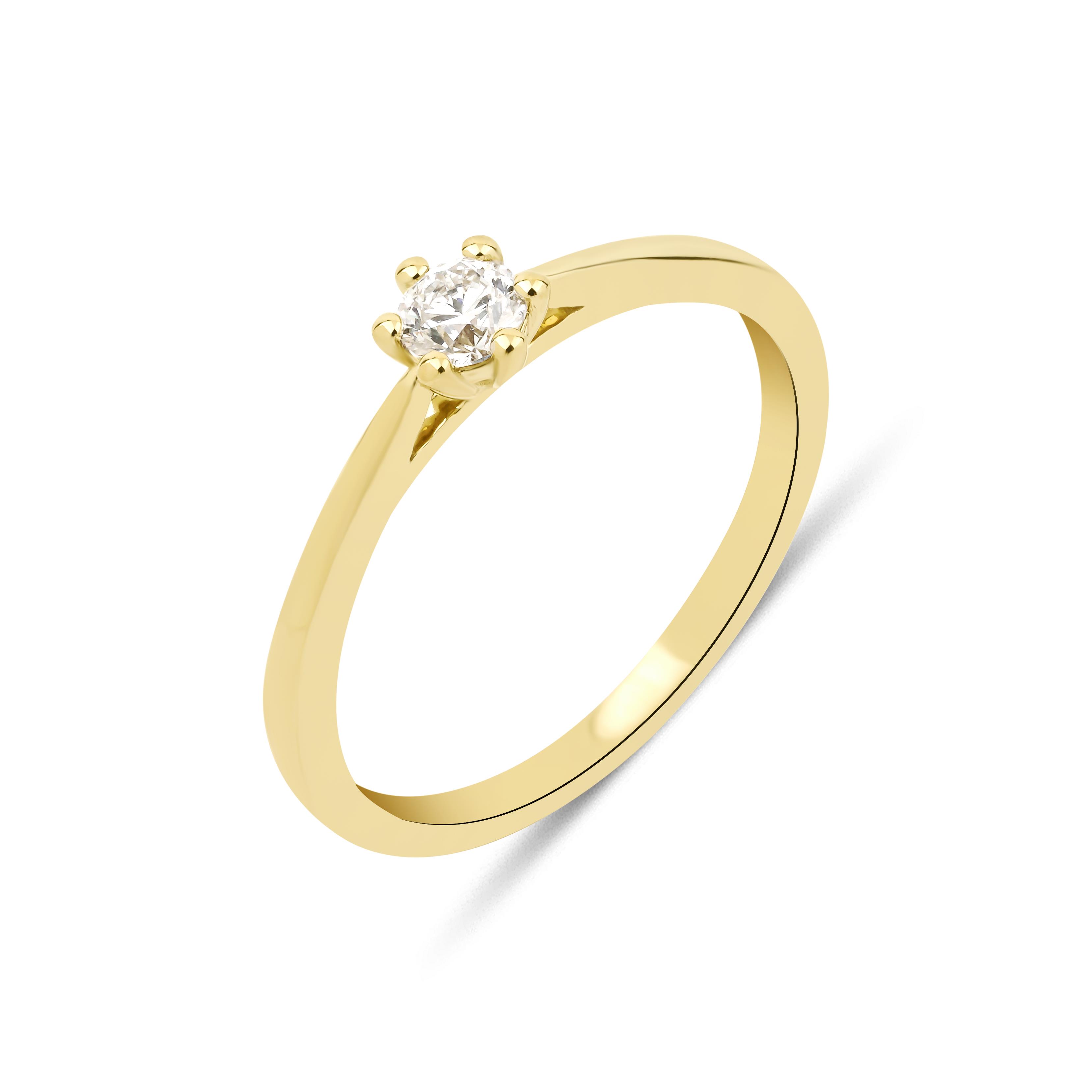 0.20 Karat 6 Tırnaklı Tektaş 