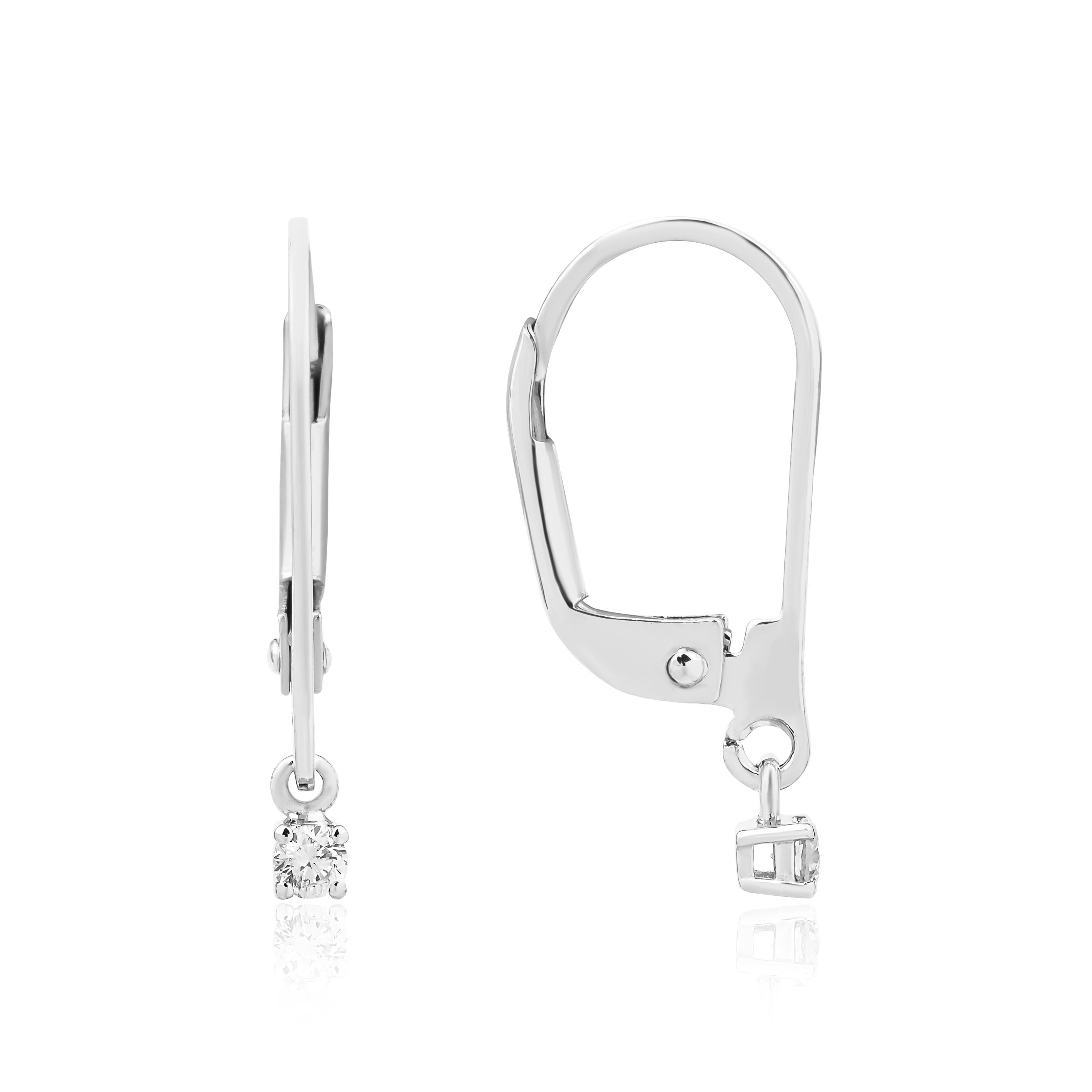 0.11 Karat Omega Kilitli Küpe