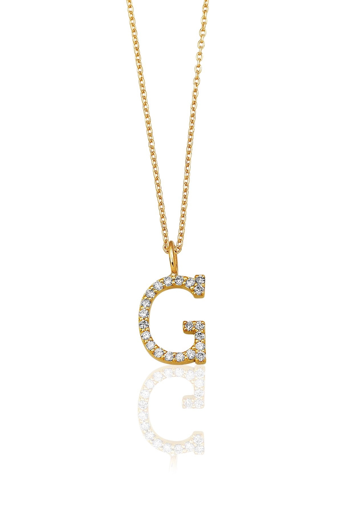 0.15 Karat G Harf Kolye