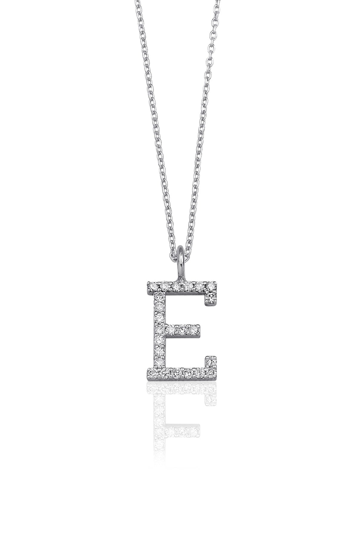 0.17 Karat E Harf Kolye