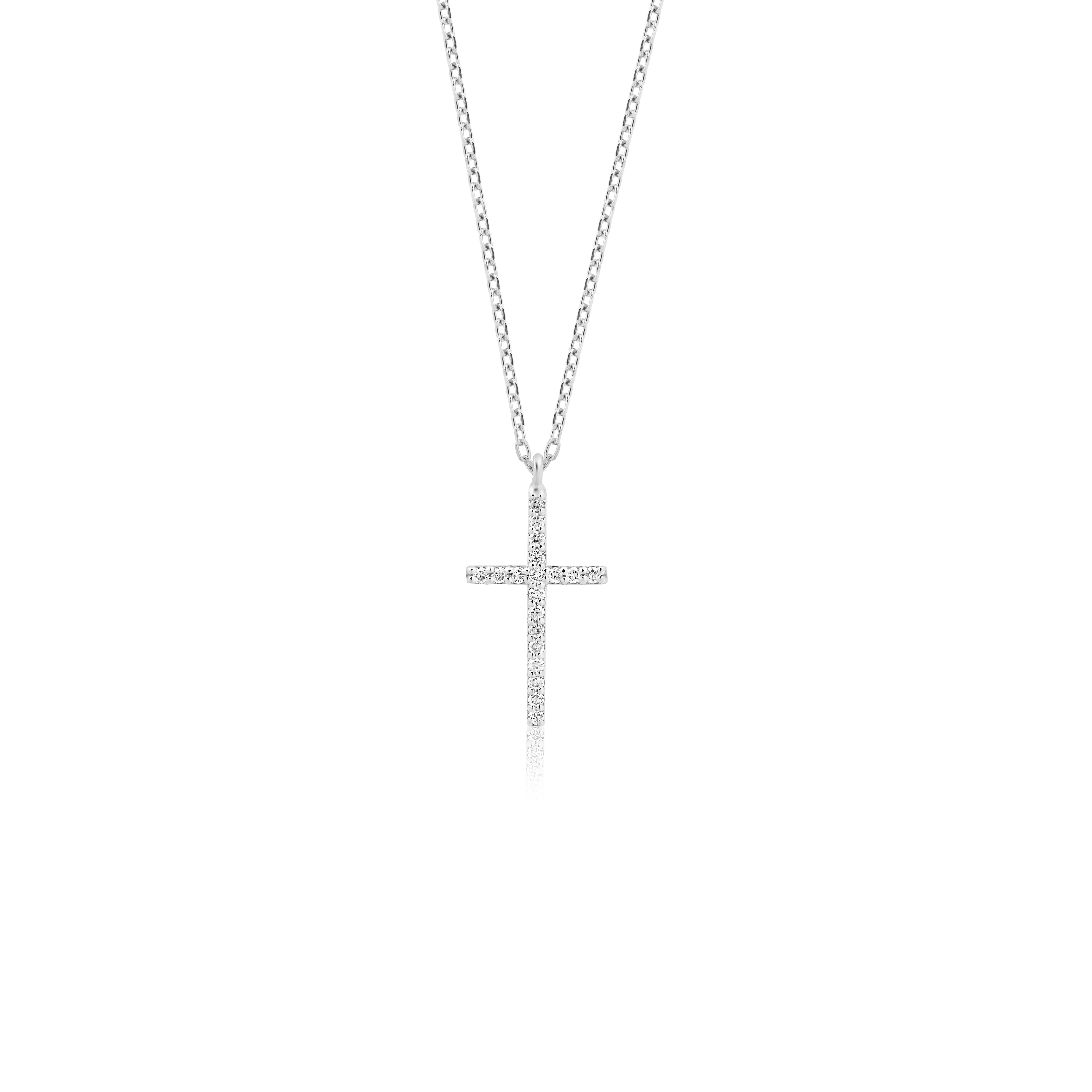 Pırlanta Haç Kolye