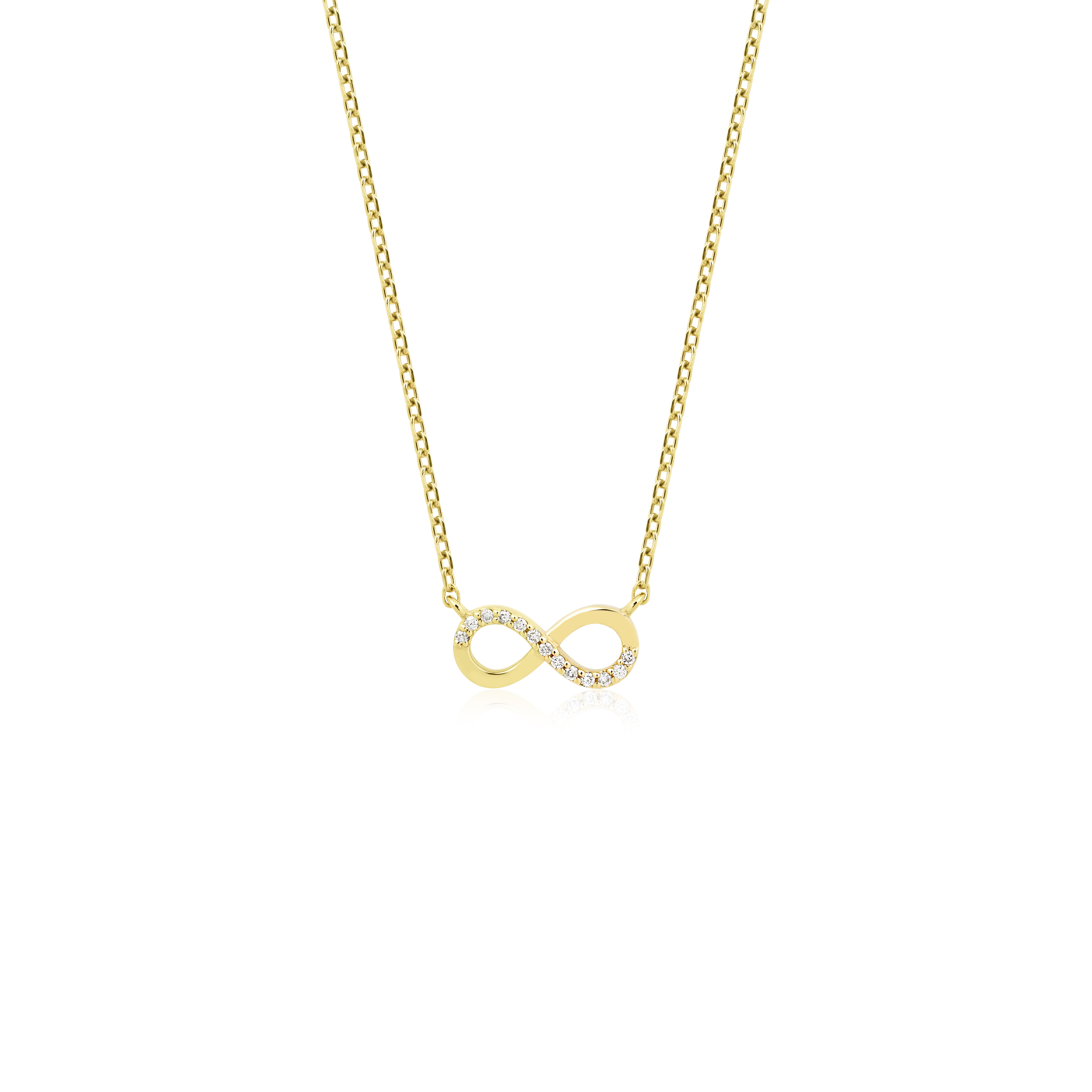 Pırlanta Infinity Kolye