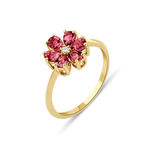 Tourmaline Flora Yüzük