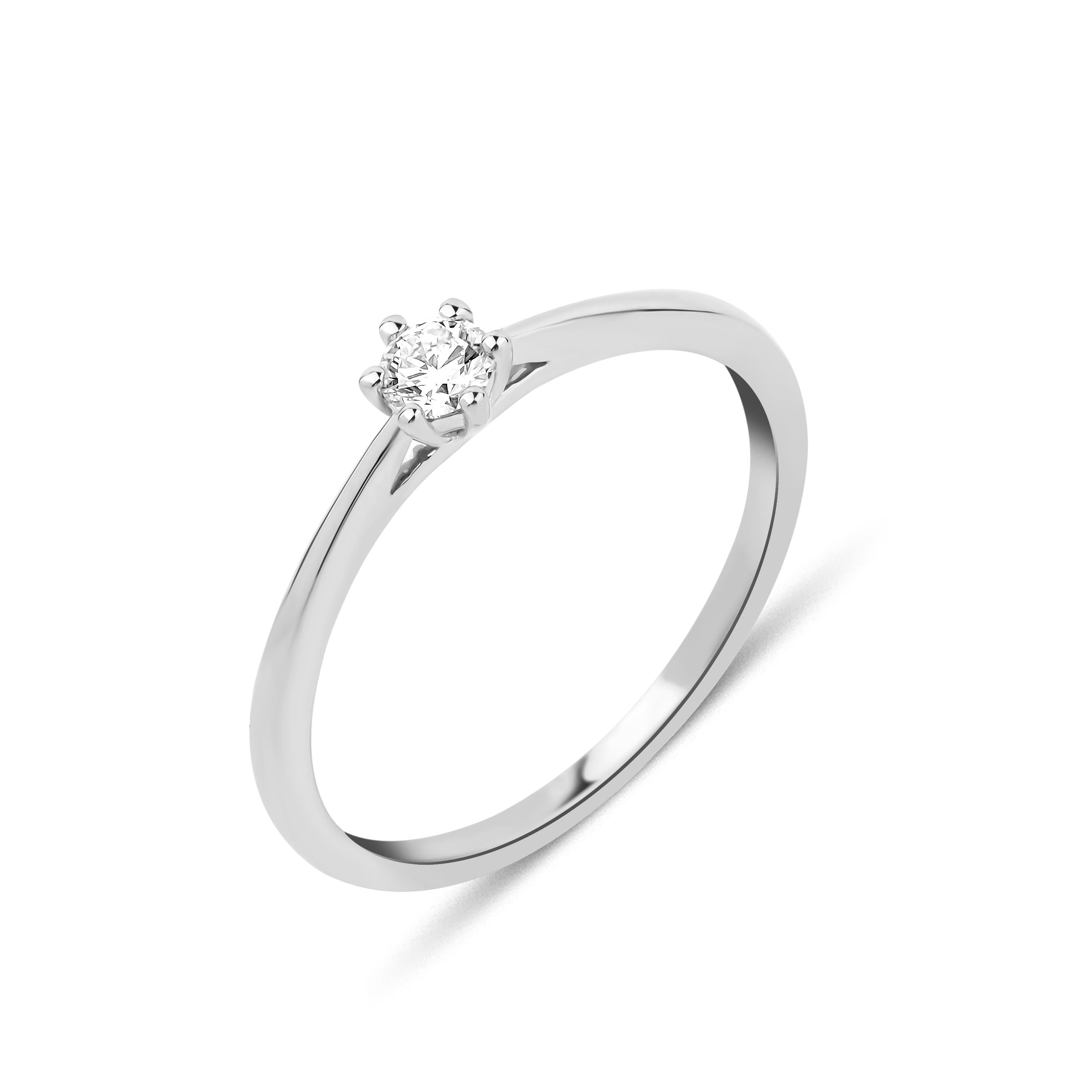 0.15 Karat 6 Tırnaklı Tektaş 