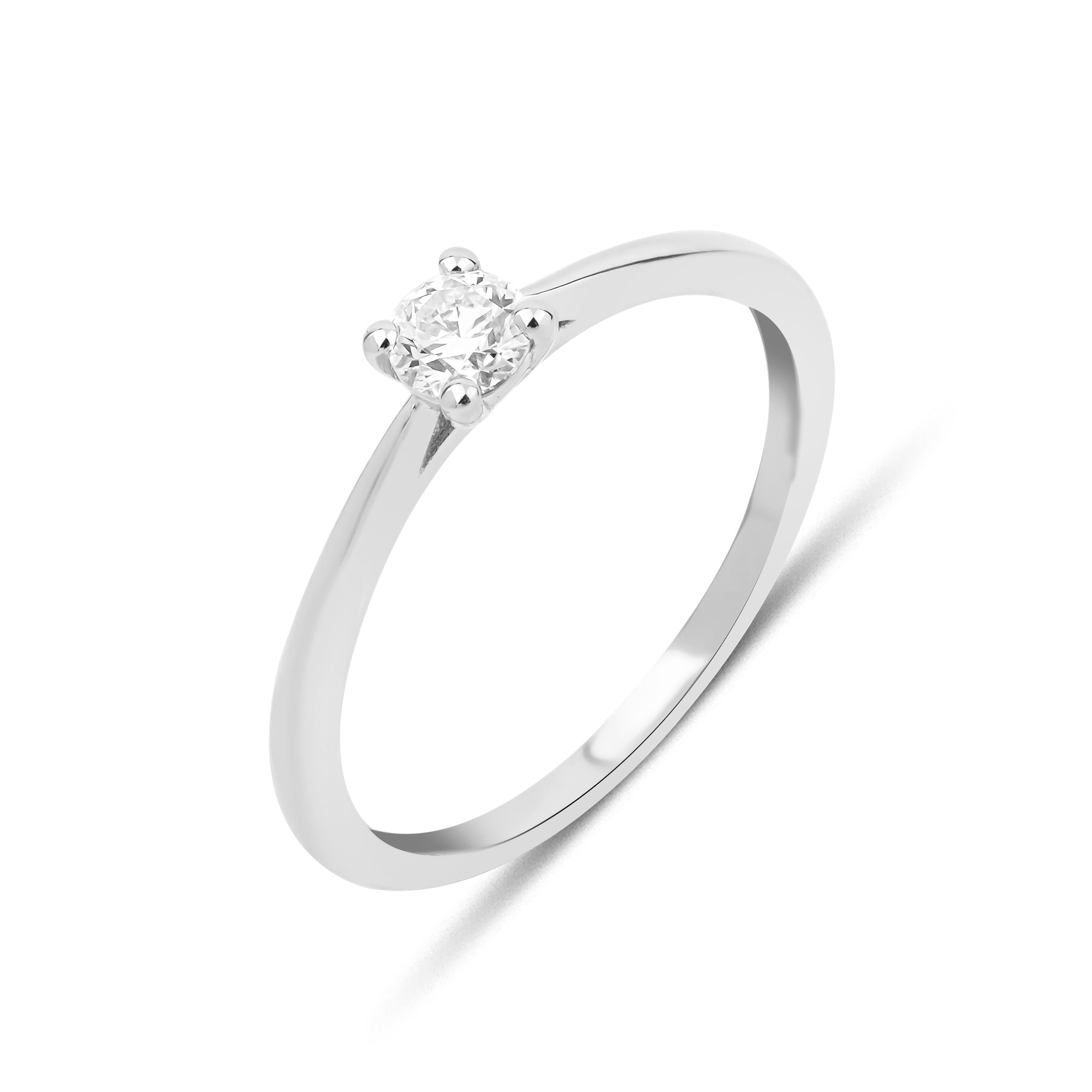 0.20 Karat 4 Tırnaklı Tektaş 