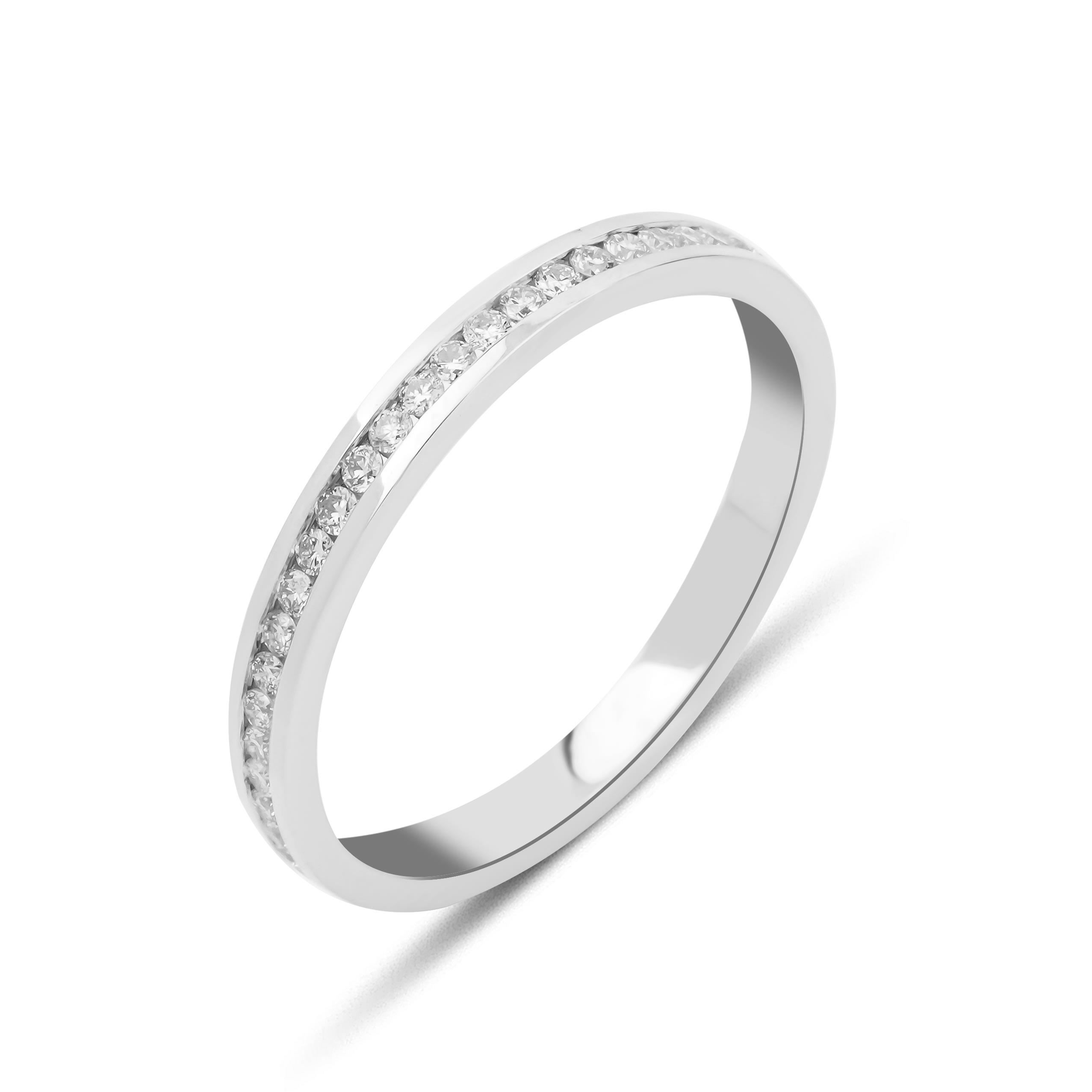 0.20 Karat Yarım Tur Pırlantalı Yüzük