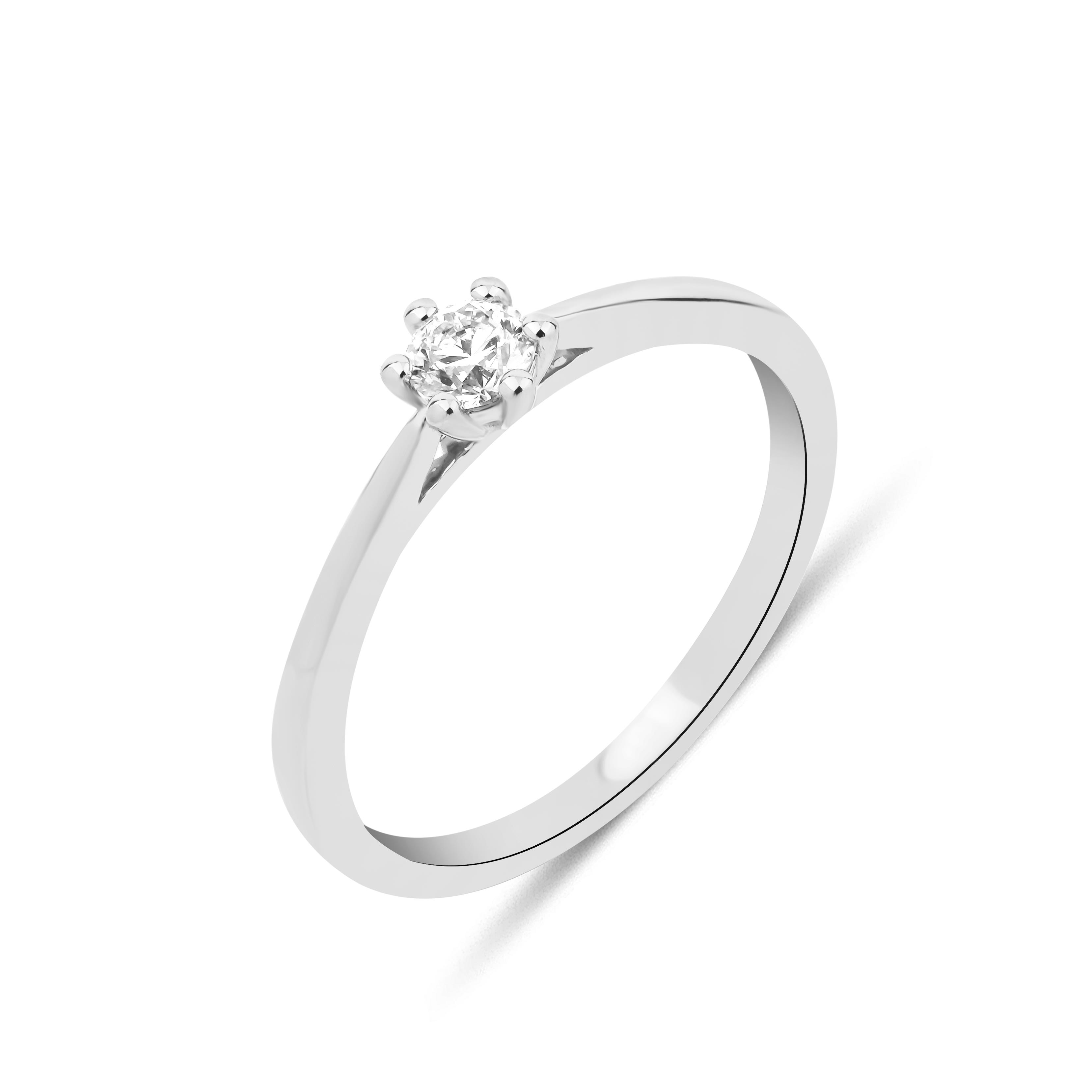 0.20 Karat 6 Tırnaklı Tektaş 