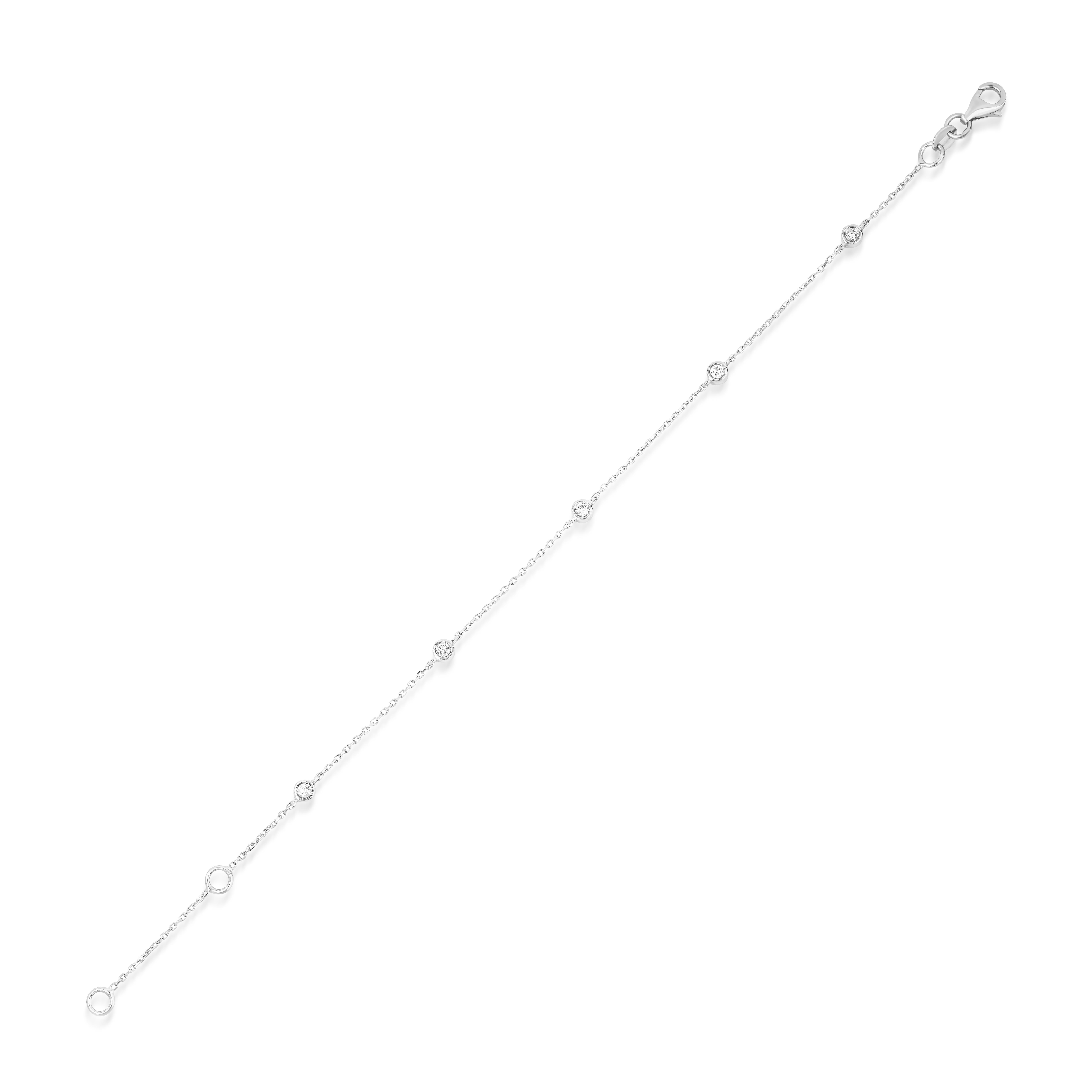 0.16 Karat Bezel Tohum Bileklik