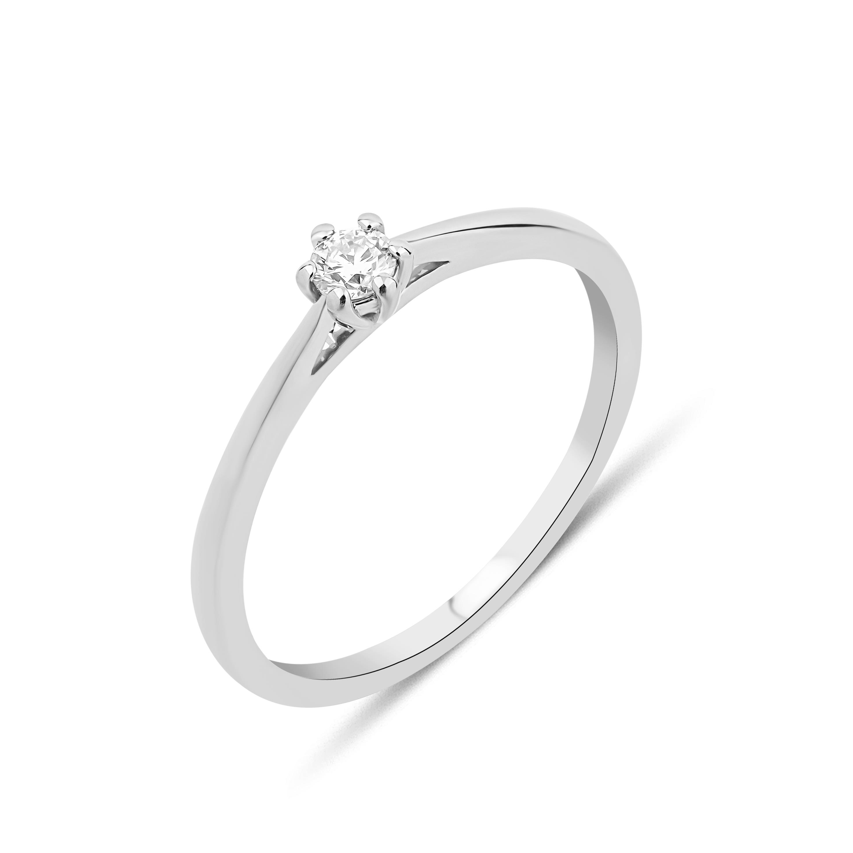 0.10 Karat 6 Tırnaklı Tektaş 