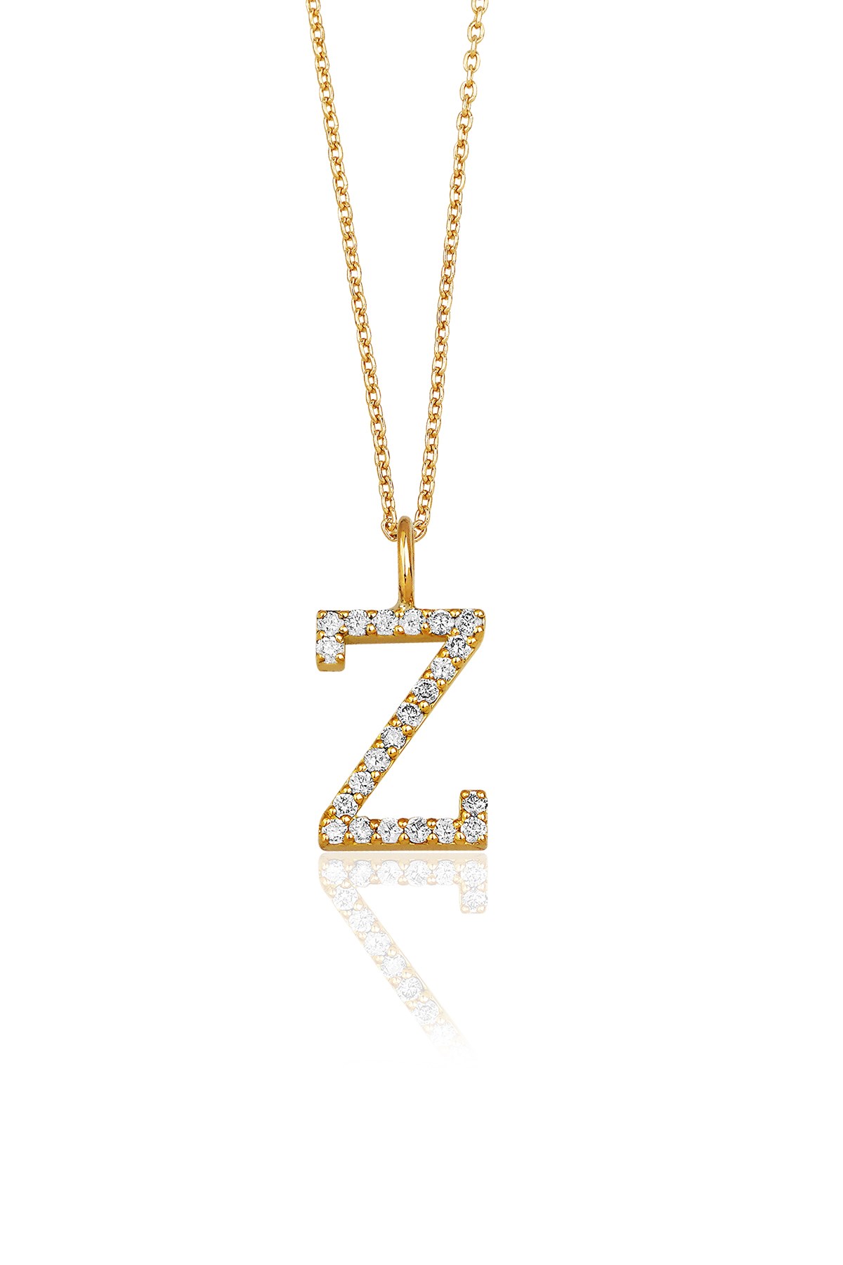 0.15 Carat Z Initial Necklace