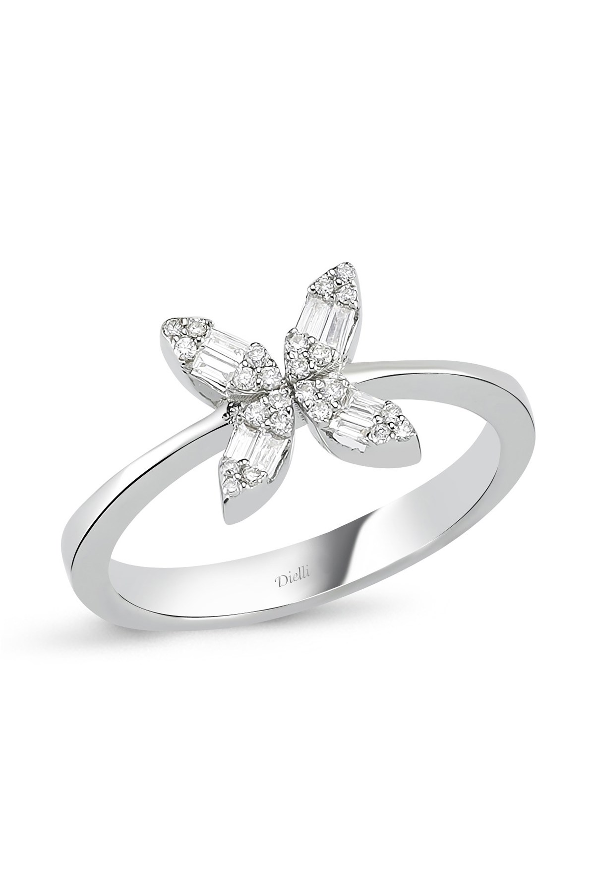 0.18 Carat Baguette Diamond Ring