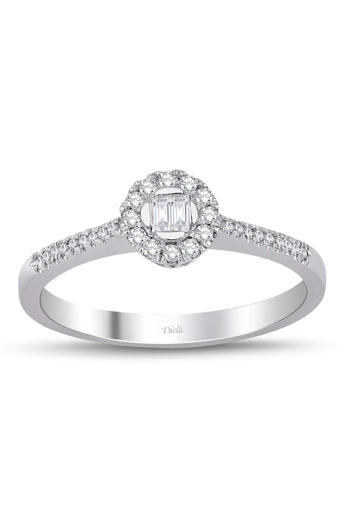0.18 Carat Baguette Diamond Ring