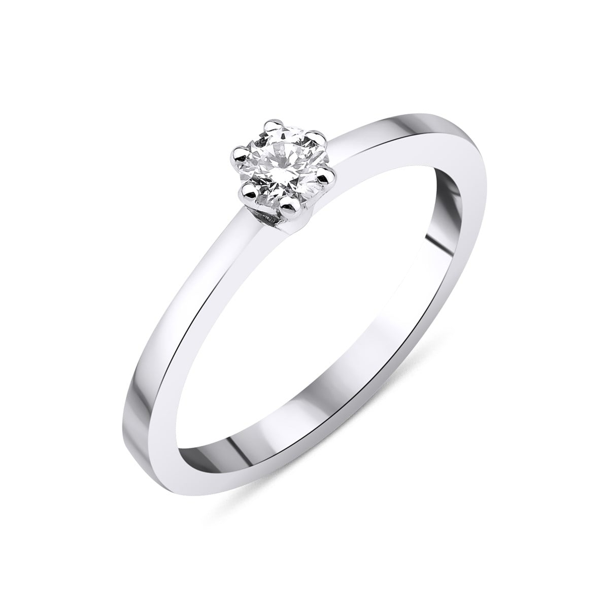 0.21 KARAT TEK TAŞ YÜZÜK