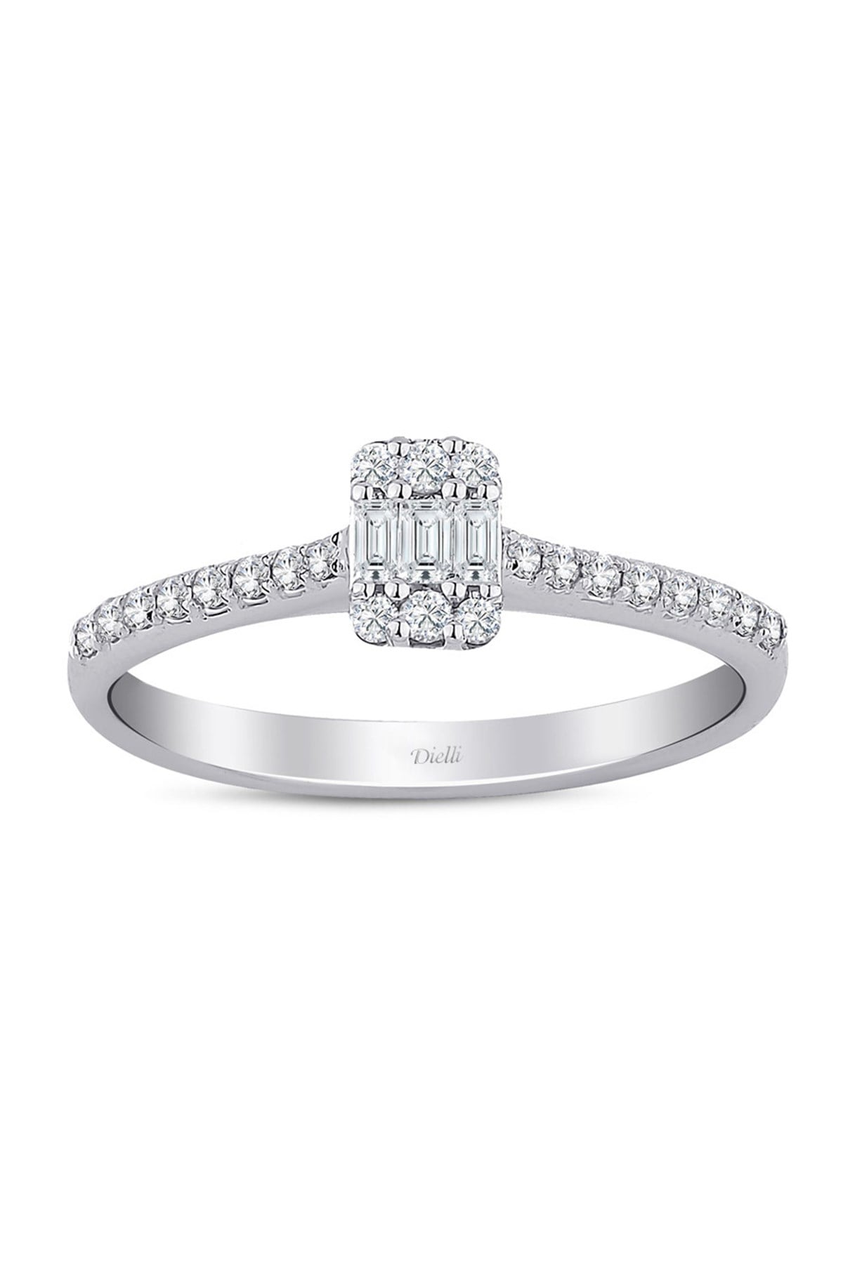 0.24 Carat Baguette Diamond Ring