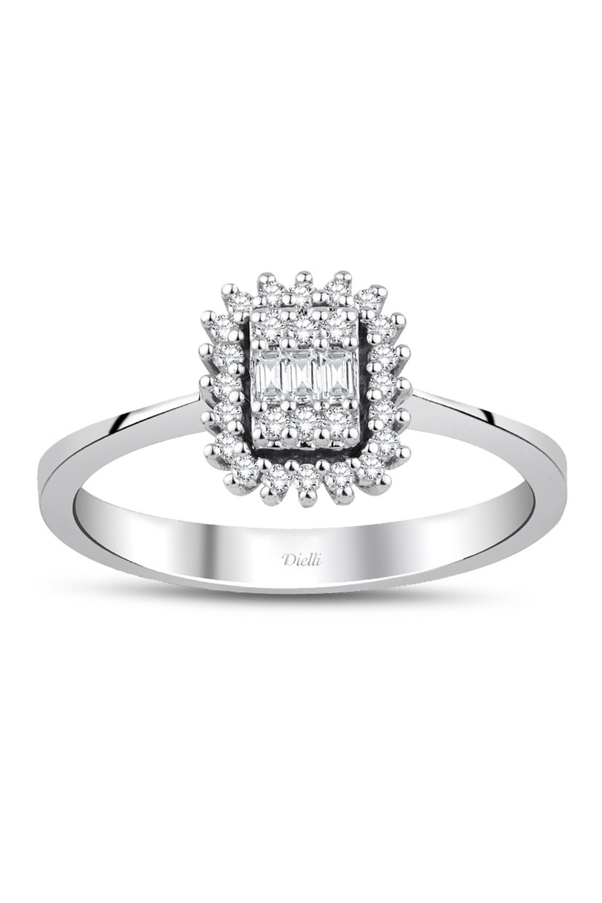 0.24 Carat Baguette Diamond Ring