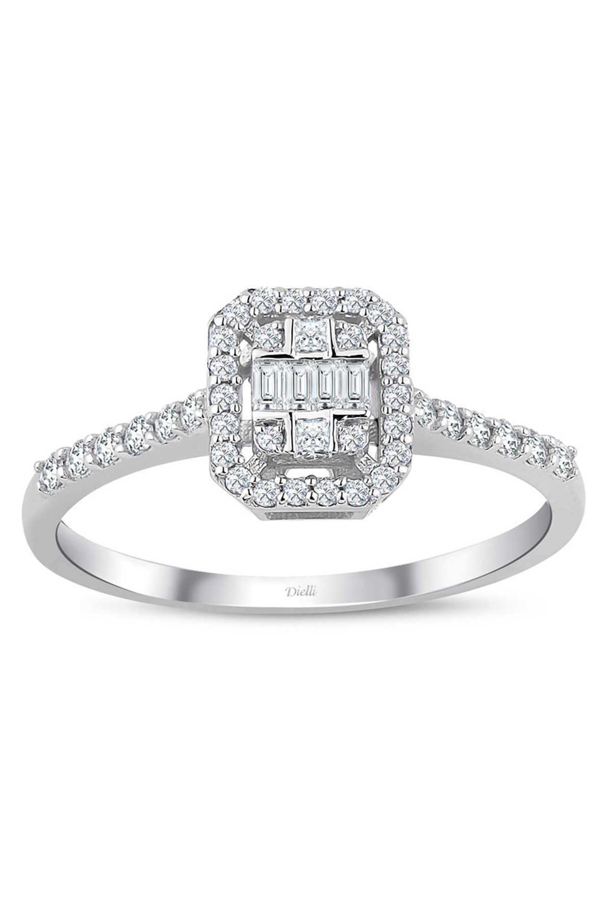 0.28 Carat Baguette Diamond Ring