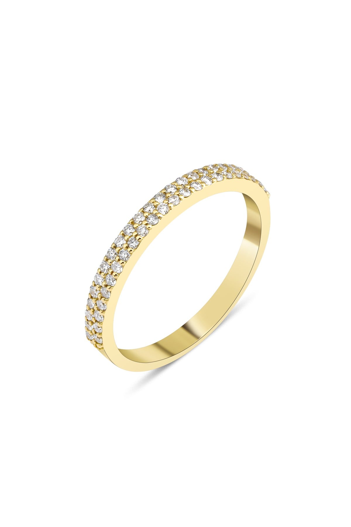 0.30 Carat Half Round Wedding Ring