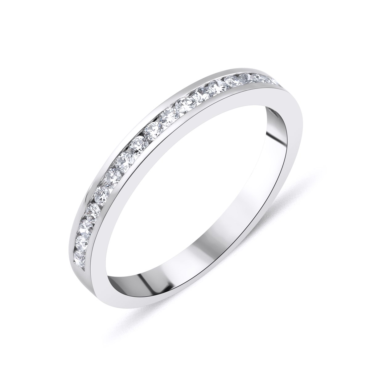 0.30 Carat Half Round Wedding Ring