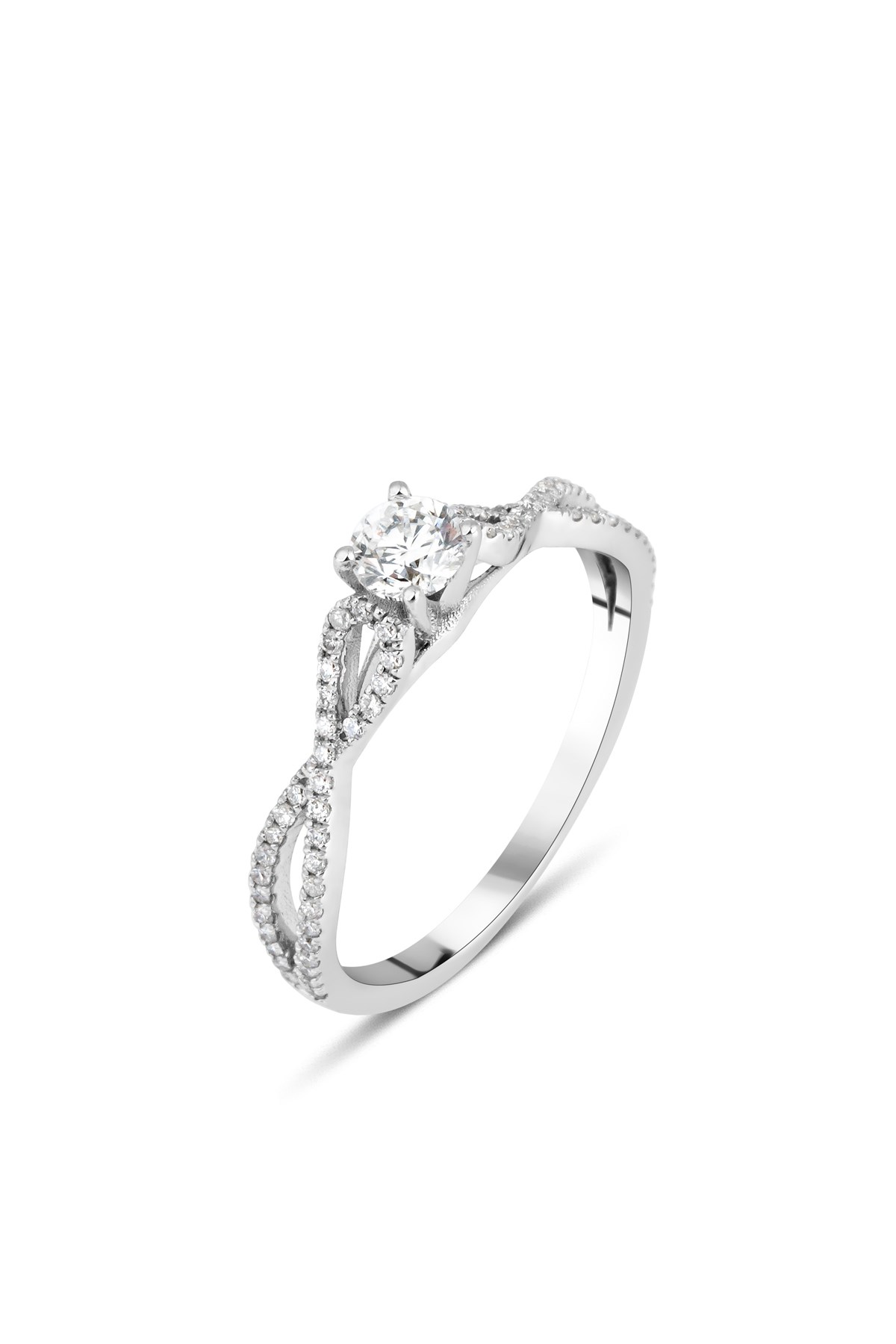 0.41 Carat Solitaire Diamond Ring