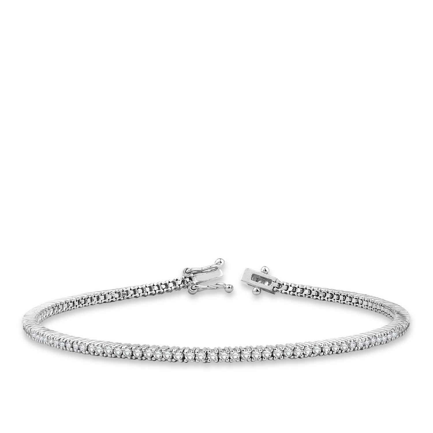 3.28 Carat Diamond Tennis Bracelet