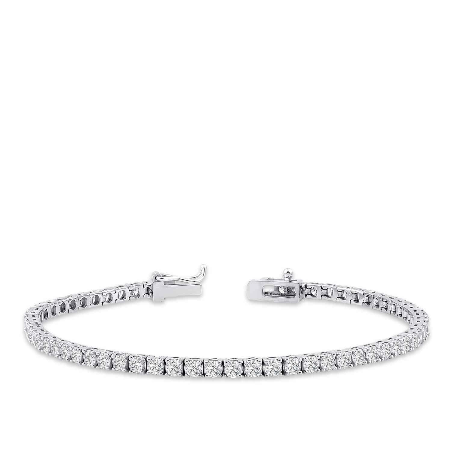3.88 Carat Diamond Tennis Bracelet