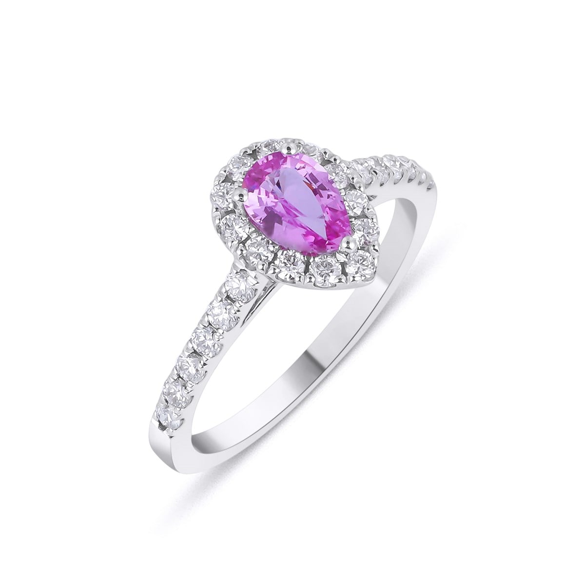 Damla Pink Safir Yüzük