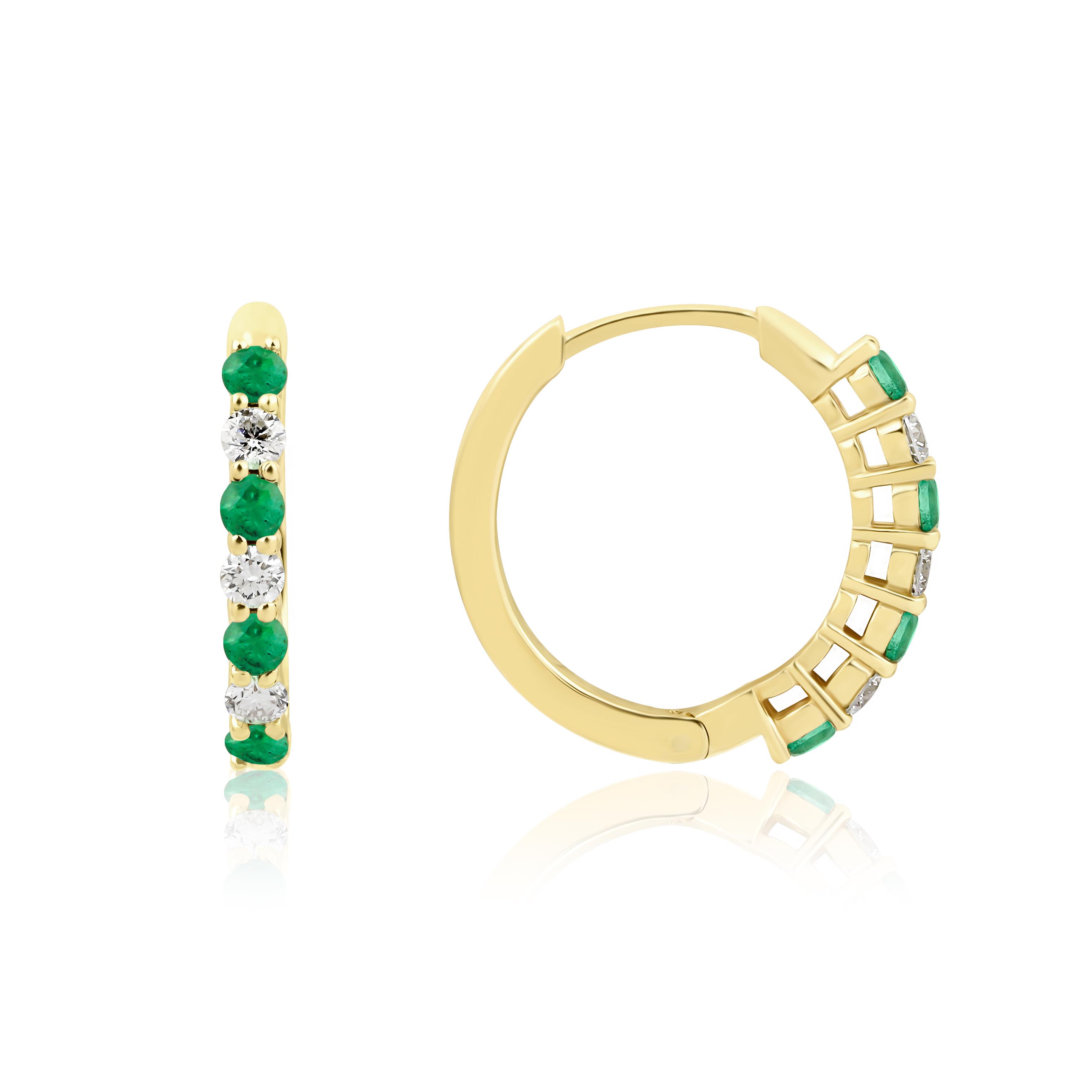 Zümtrütlü  Halka Küpe