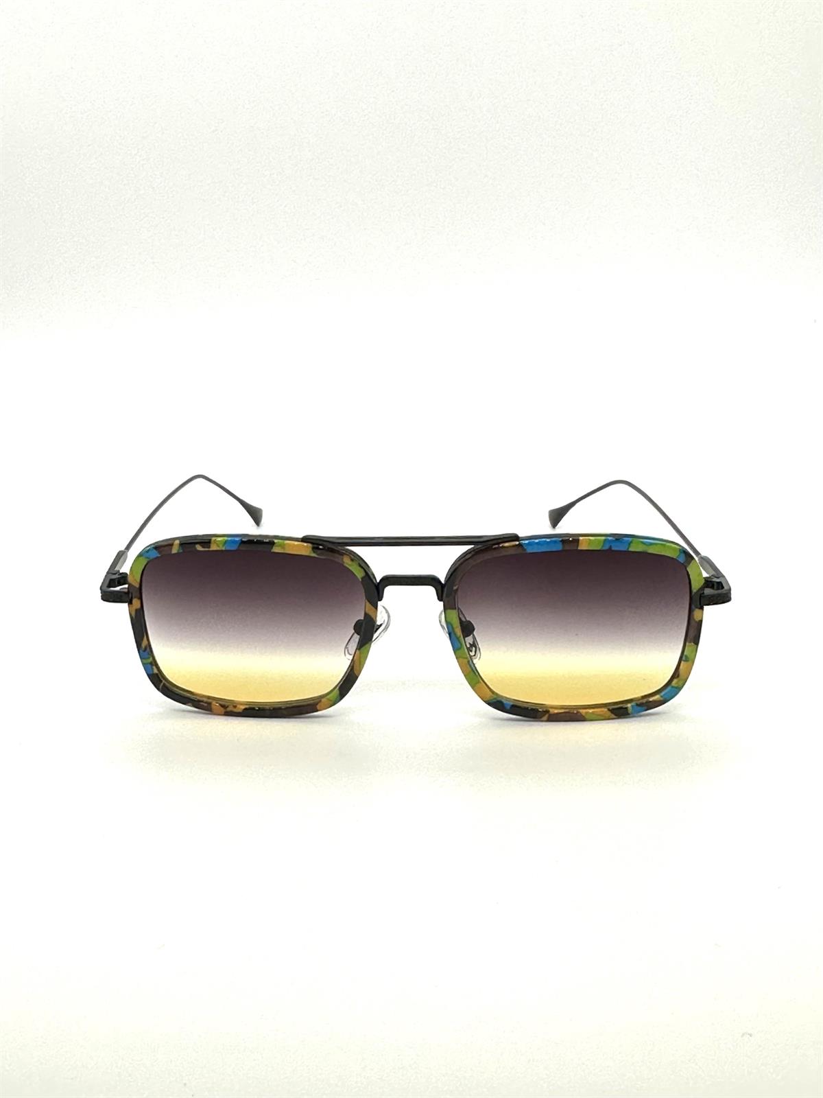 Angel Eyes Dikdörtgen Çok Renkli Unisex Güneş Gözlüğü