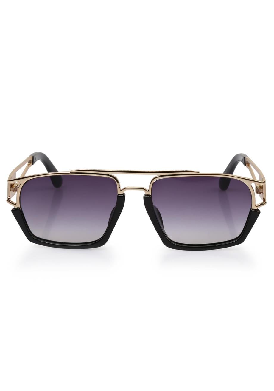 Angel Eyes Mor Camlı Siyah-Gold Çerçeveli Unisex Güneş Gözlüğü AE0918C7