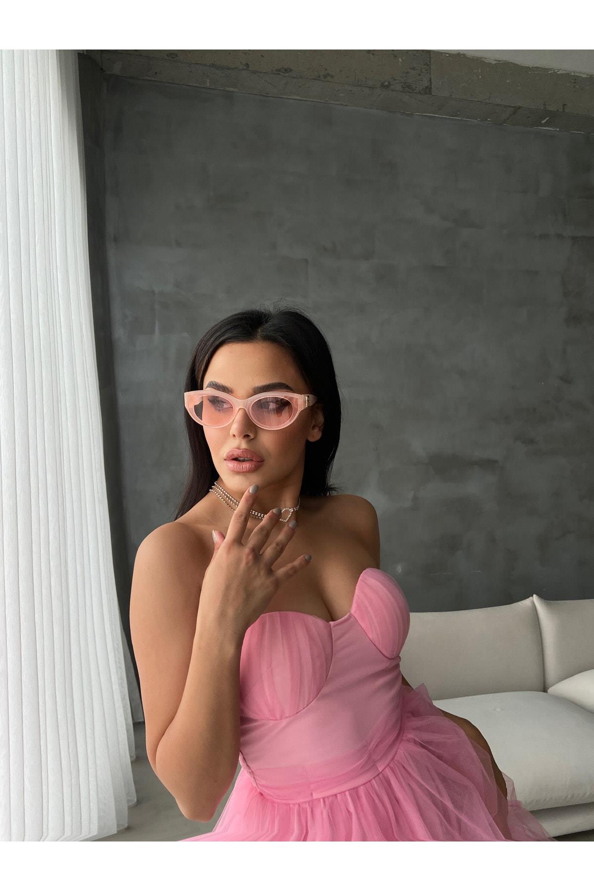 Pembe Kadın Güneş Gözlüğü AE13016-Pink